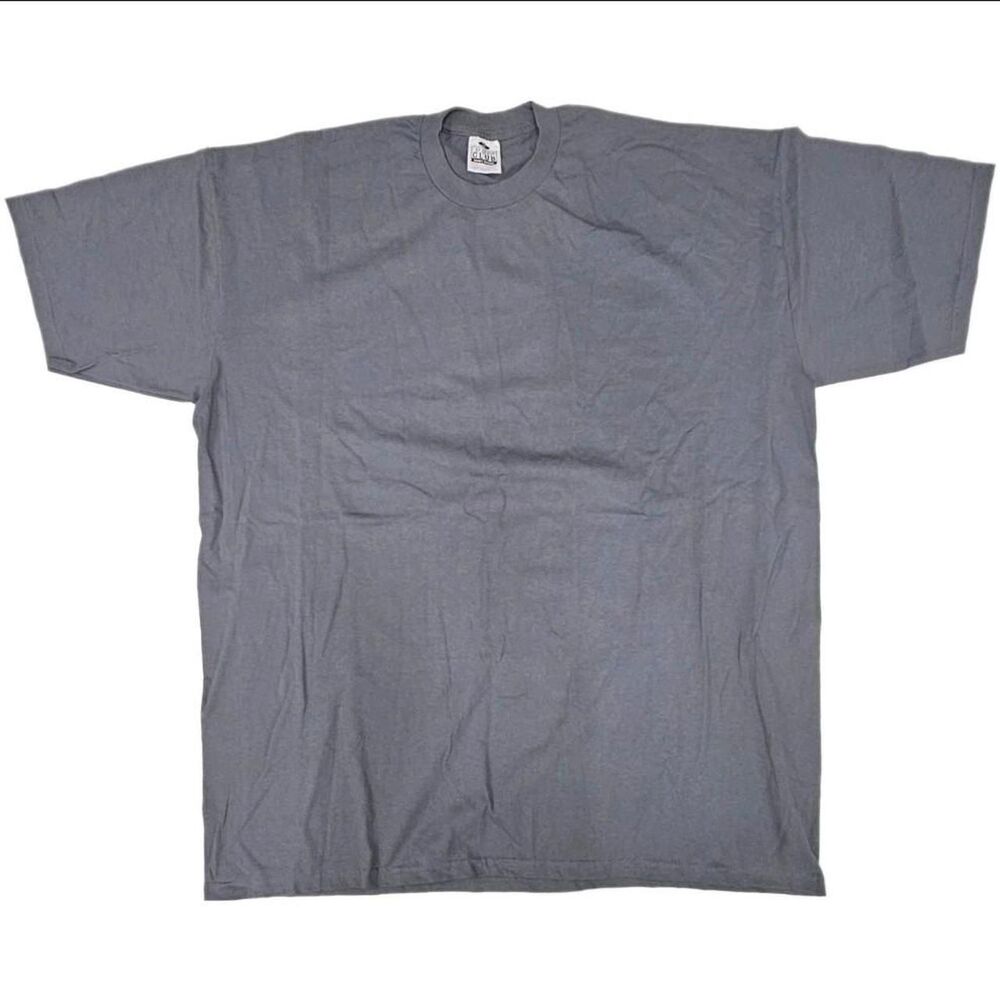 Pro Club Mens 5 XL Grey T-Shirt, USA Made, New